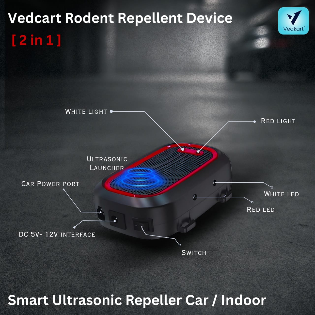 Vedkart Ultrasonic Rat Repellent